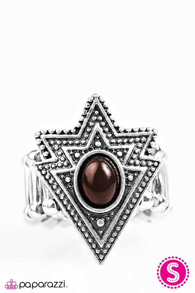 Paparazzi ♥ Tribe Vibe - Brown ♥ Ring