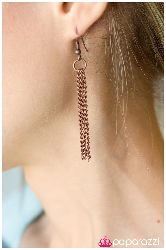 Paparazzi ♥ Meant to Be - Copper ♥ Necklace