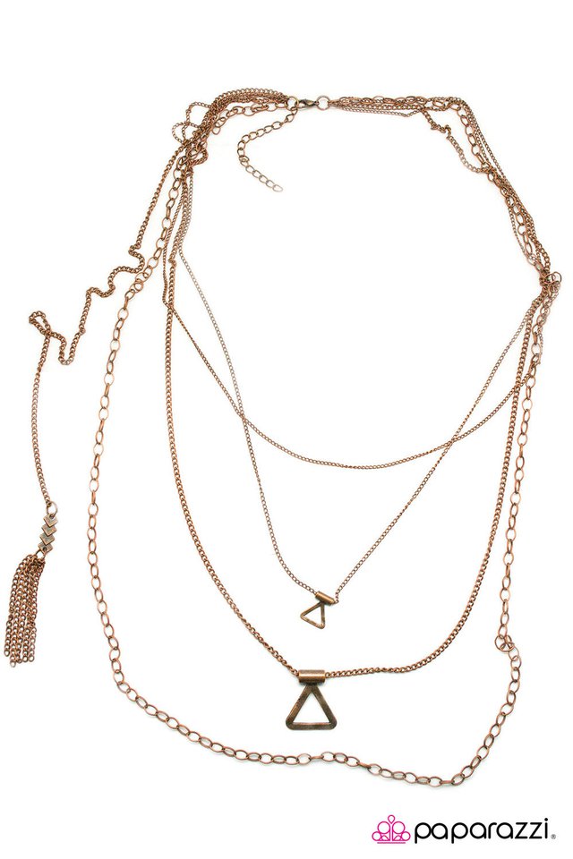 Paparazzi ♥ Meant to Be - Copper ♥ Necklace