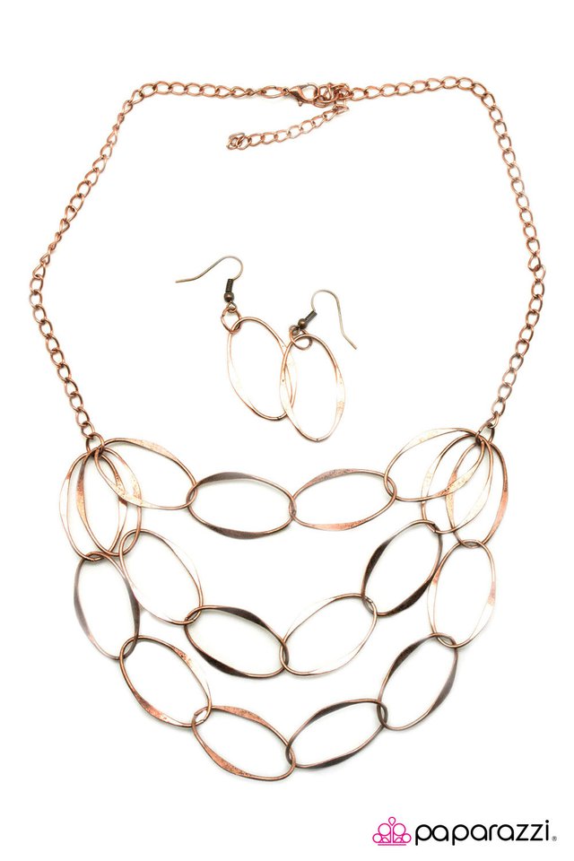 Paparazzi ♥ Copper Couture - Copper ♥ Necklace