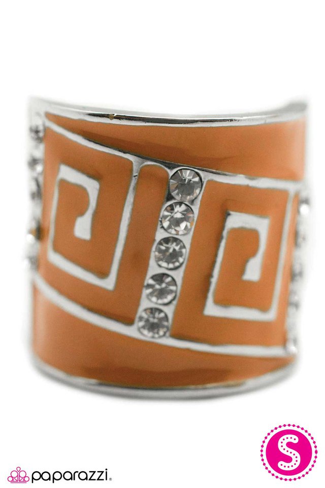Paparazzi ♥ A-Mazed - Orange ♥ Ring
