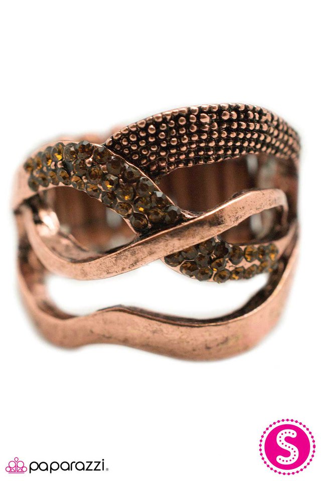 Paparazzi ♥ Timeless Texture - Copper ♥ Ring