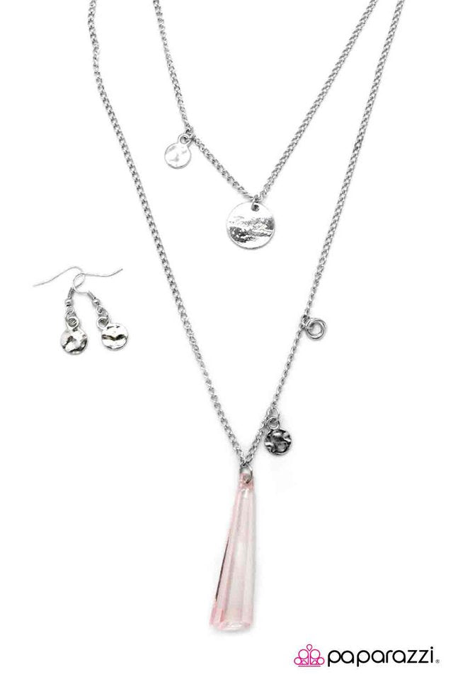 Paparazzi ♥ Love at First Sight - Pink ♥ Necklace