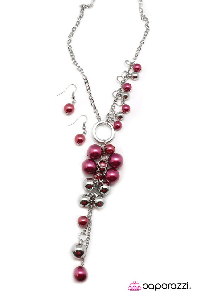 Paparazzi ♥ Life of the Party - Pink ♥ Necklace