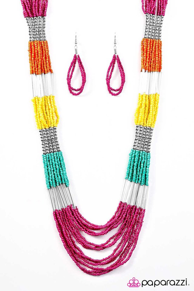 Paparazzi ♥ Wild Weekend - Multi ♥ Necklace