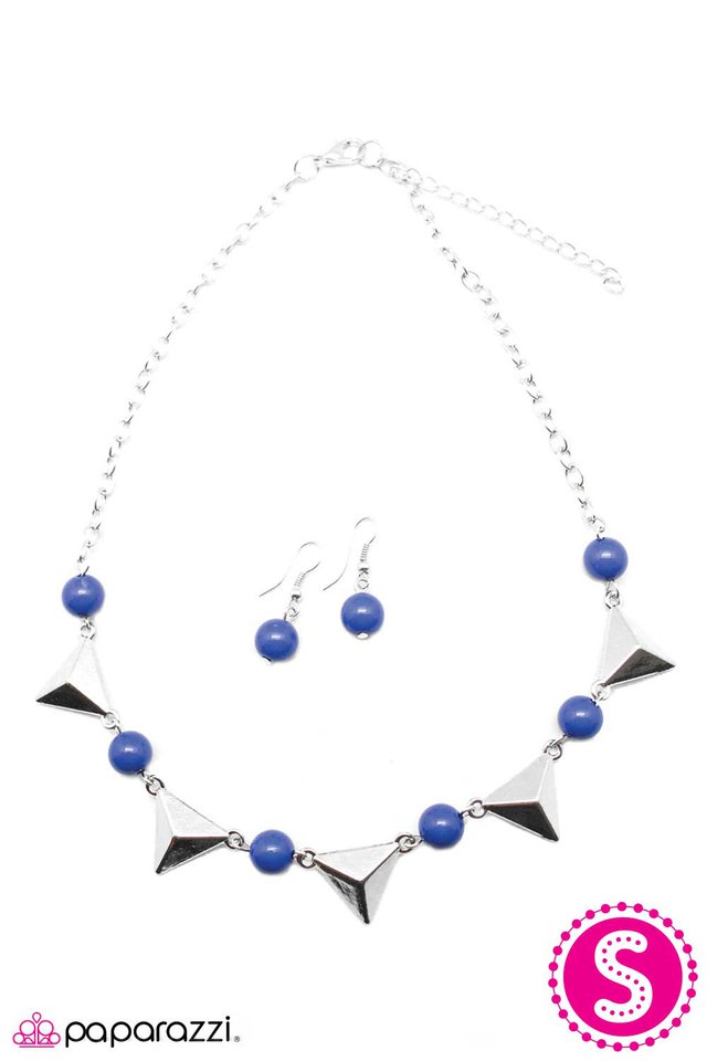 Paparazzi ♥ Hitting A High Point - Blue ♥ Necklace