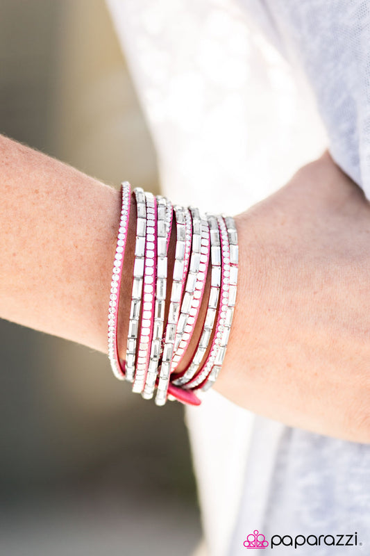 Paparazzi ♥ Gimme Some Sugar - Pink ♥  Bracelet-product_sku