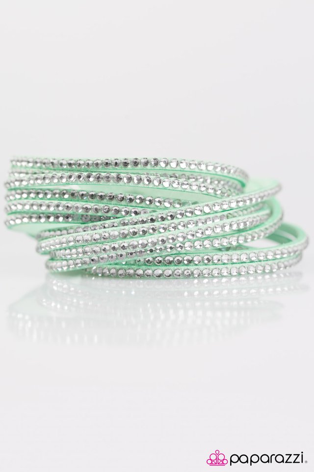Paparazzi ♥ Do The Hustle - Green ♥ Bracelet
