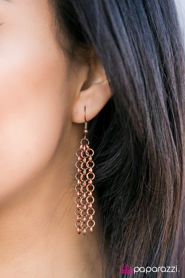 Paparazzi ♥ STEER Clear - Copper ♥ Necklace