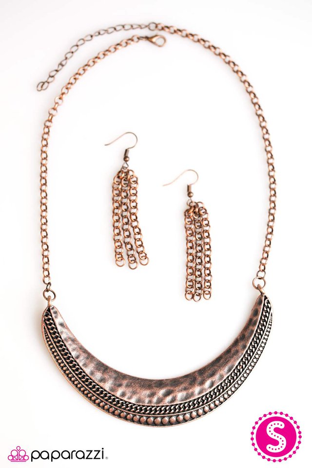 Paparazzi ♥ STEER Clear - Copper ♥ Necklace