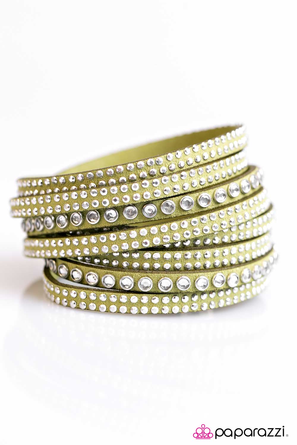 Paparazzi ♥ Sassy Satisfaction - Green ♥  Bracelet