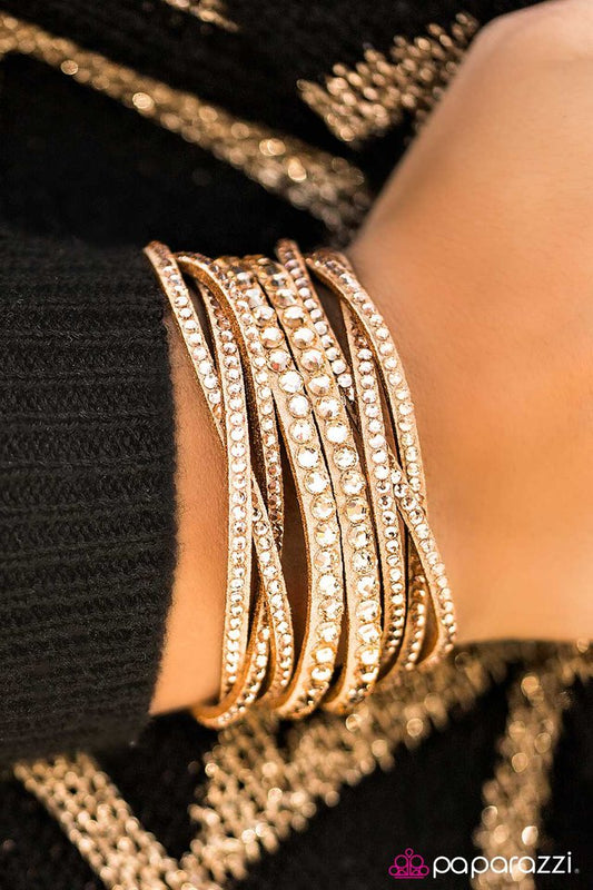 Paparazzi ♥ All Hairspray and Glitter - Brown ♥ Bracelet-product_sku