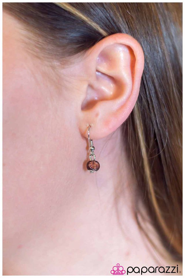 Paparazzi ♥ I Could Be SUEDE - Brown ♥ Necklace