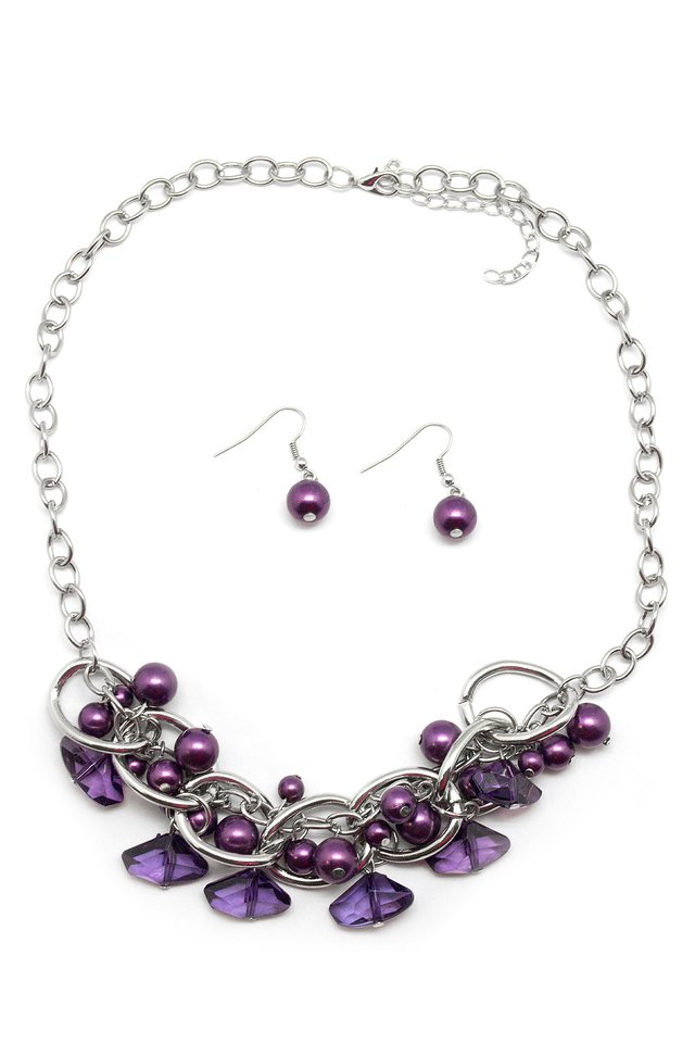 Paparazzi ♥ Tangled - Purple ♥ Necklace