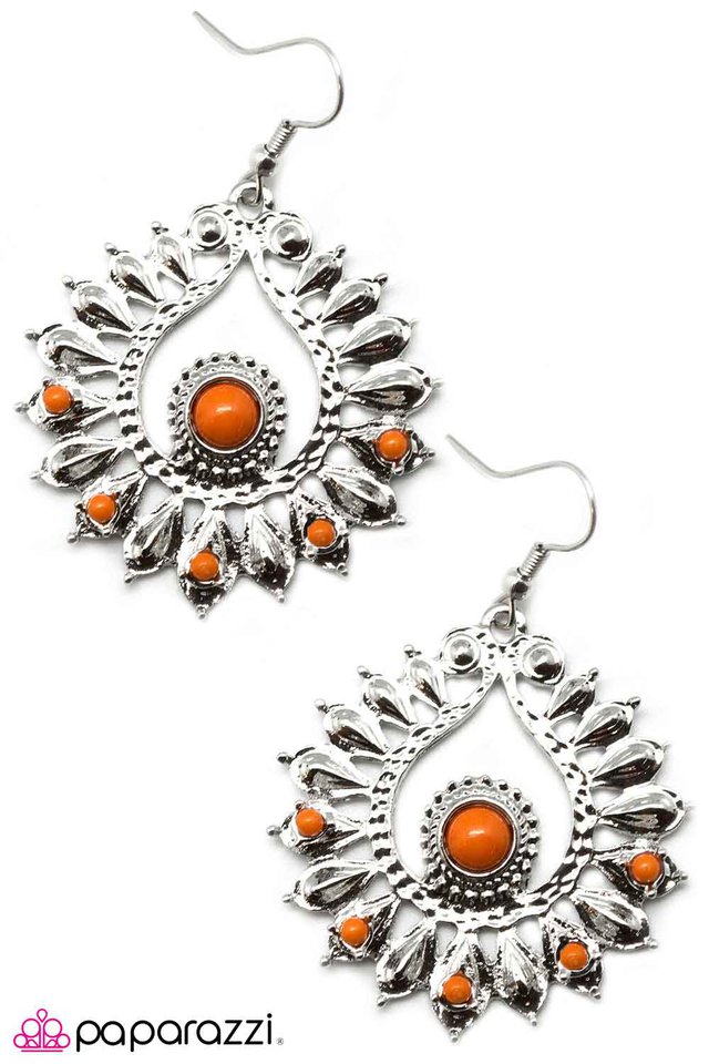 Paparazzi ♥ Presented with Pride - Orange ♥ Earrings