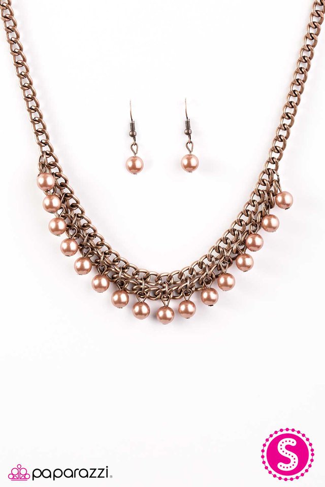 Paparazzi ♥ Unchained METAL-dy - Copper ♥ Necklace