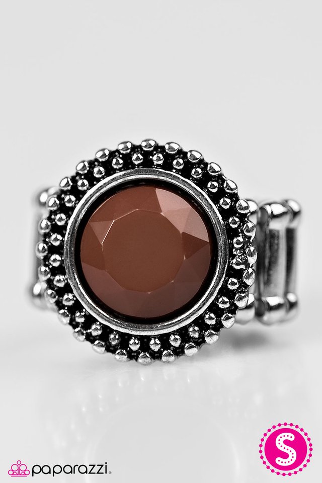 Paparazzi ♥ Busy As A BEAD - Brown ♥ Ring