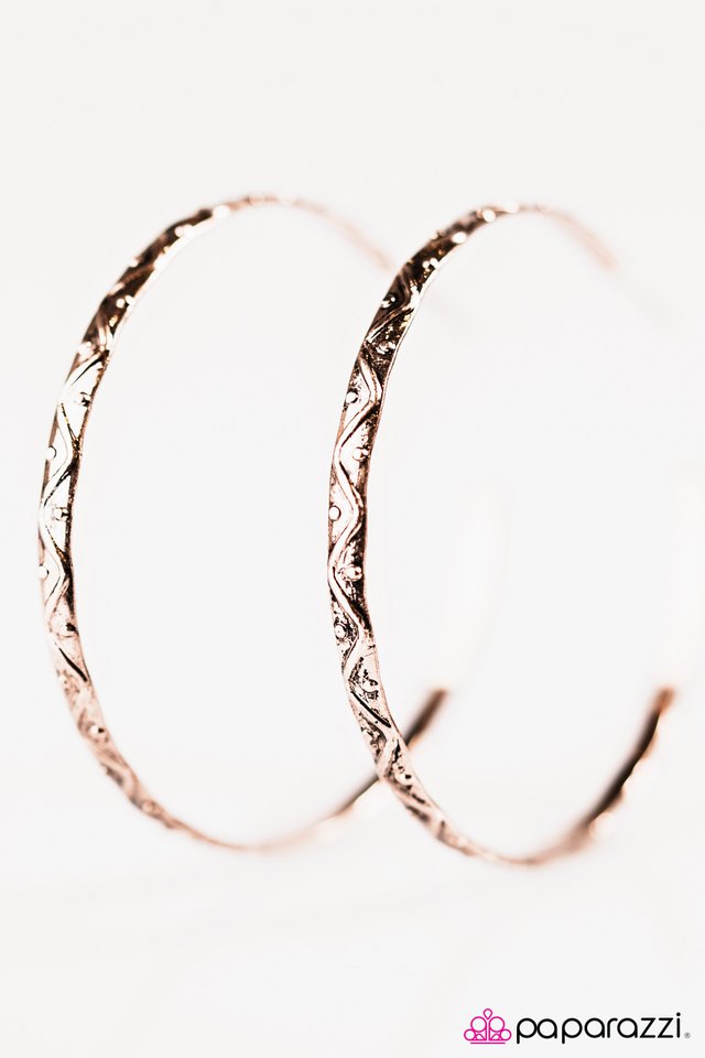 Paparazzi ♥ How HOOP-tastic! - Copper ♥ Earrings