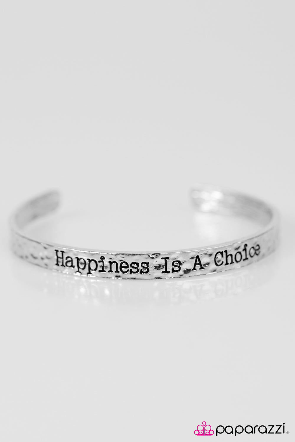Paparazzi ♥ Do What Makes You Happy - Silver ♥  Bracelet