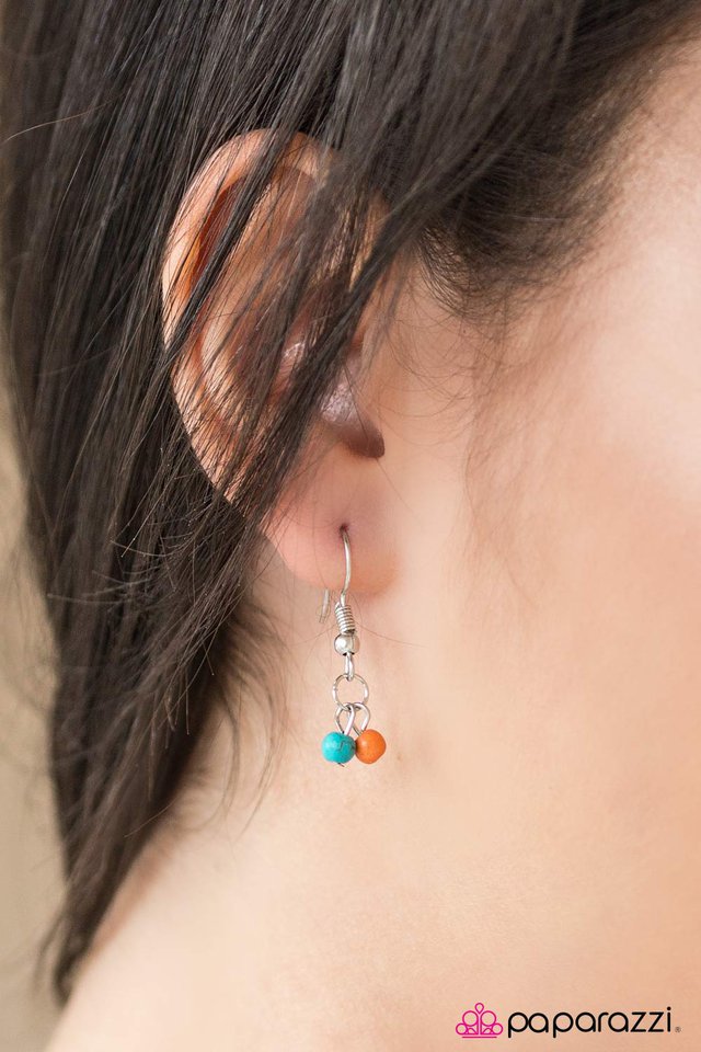 Paparazzi ♥ Here Comes The Rain - Multi ♥ Necklace