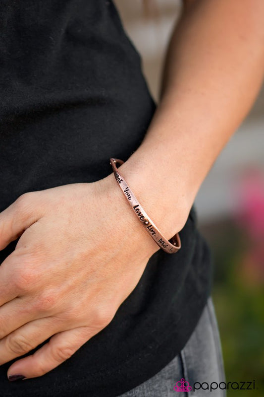 Paparazzi ♥ Live What You Love - Copper ♥ Bracelet-product_sku