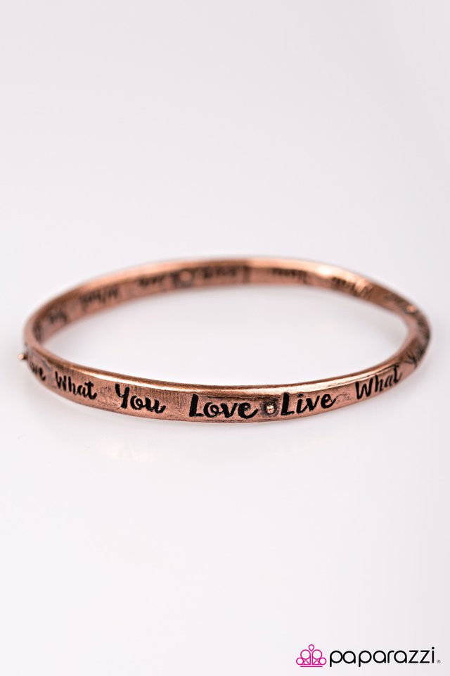 Paparazzi ♥ Live What You Love - Copper ♥ Bracelet-product_sku