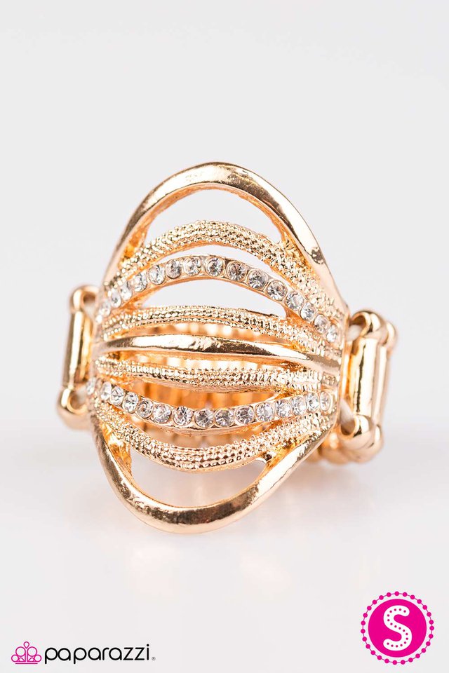 Paparazzi ♥ What A Prize - Gold ♥ Ring