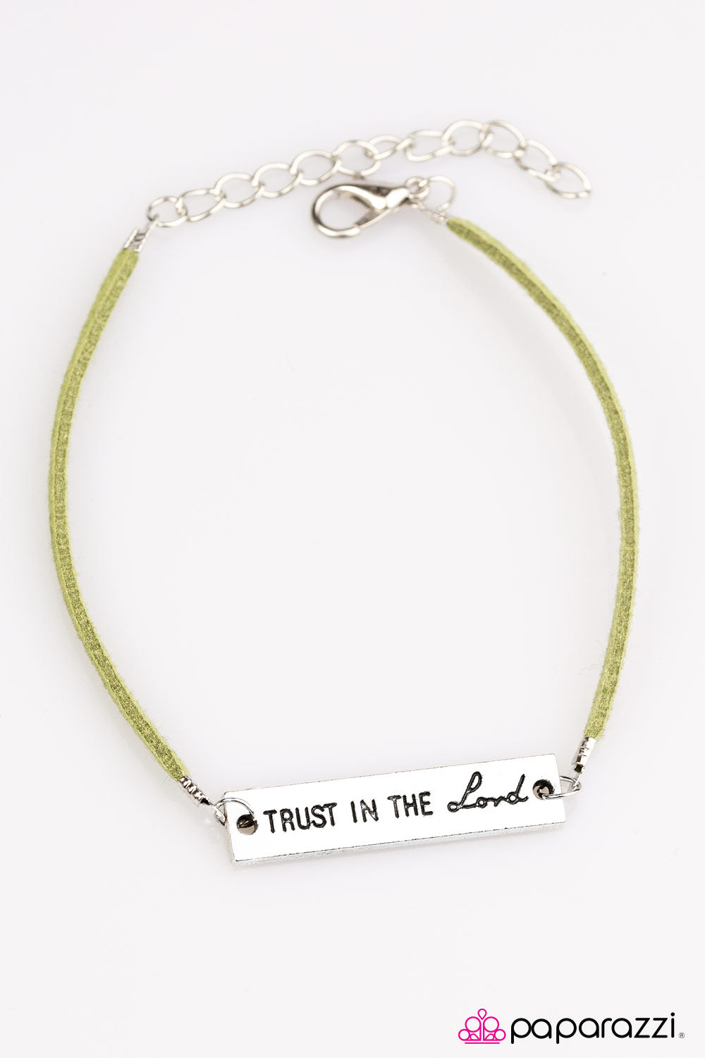 Paparazzi ♥ Have Faith - Green ♥  Bracelet