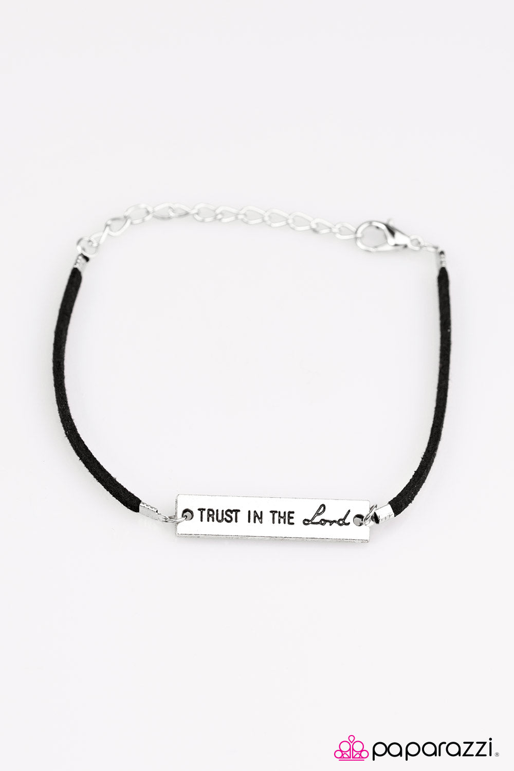 Paparazzi ♥ Have Faith - Black ♥  Bracelet