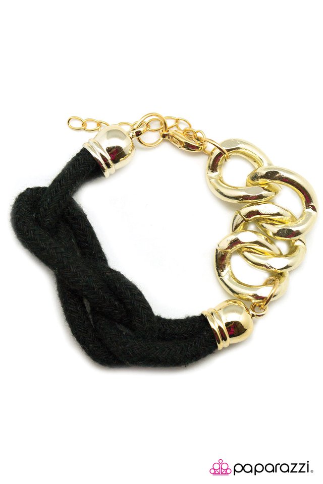 Paparazzi ♥ To Be or KNOT to Be? - Black ♥ Bracelet