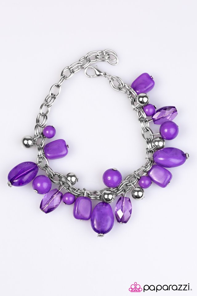 Paparazzi ♥ Coral Sea - Purple ♥ Bracelet