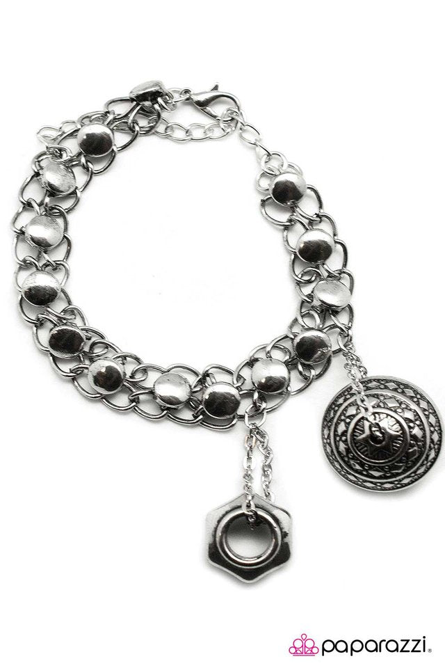 Paparazzi ♥ Keep Me in Suspense - Silver ♥ Bracelet