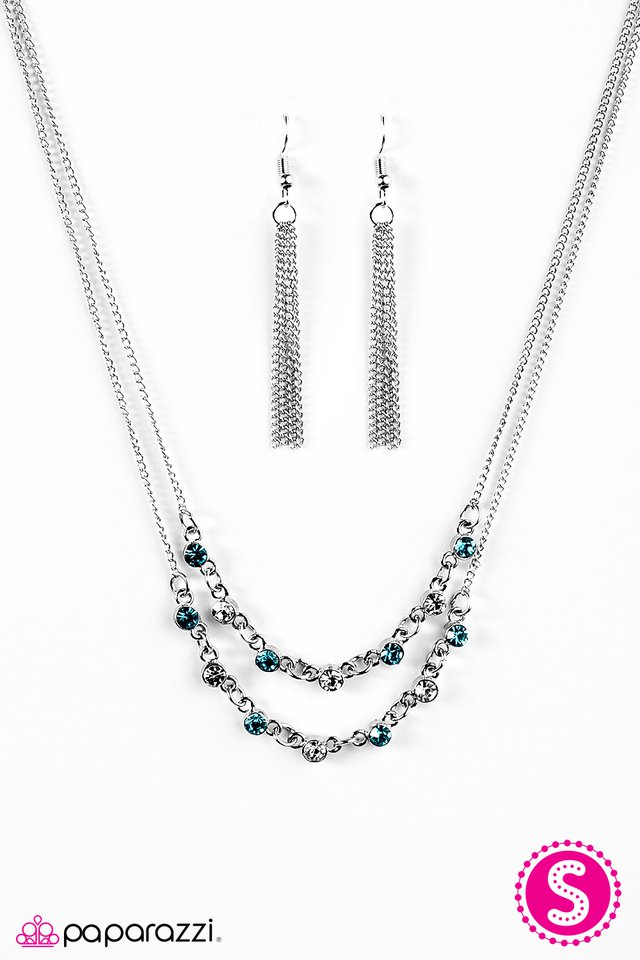 Paparazzi ♥ FIERCEST Of Them All - Blue ♥ Necklace