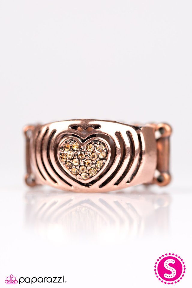 Paparazzi ♥ Let Your Heart Guide You - Copper ♥ Ring