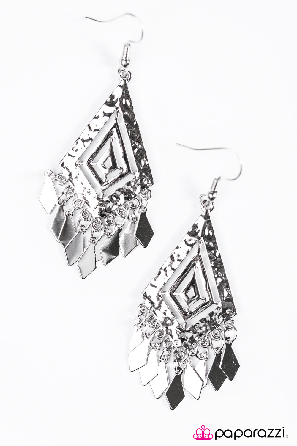 Paparazzi ♥ Higher and Higher - Silver ♥  Earrings