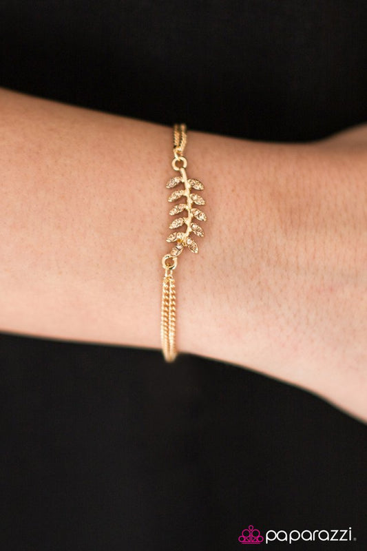 Paparazzi ♥ Deep Roots - Gold ♥ Bracelet-product_sku