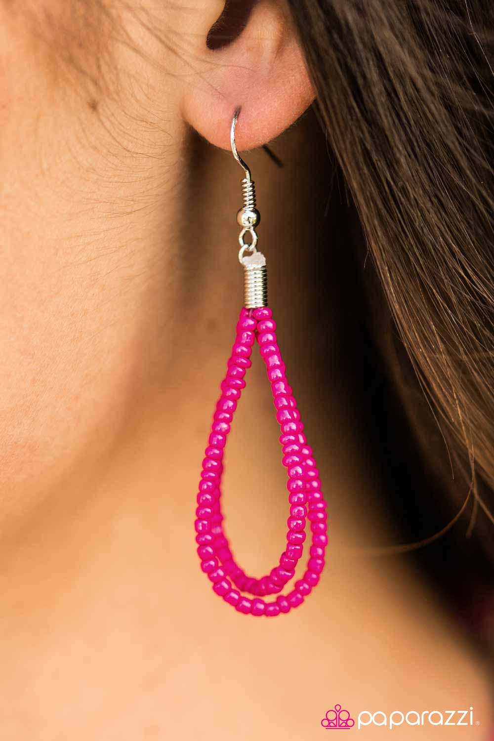 Paparazzi ♥ Let It BEAD - Pink ♥  Necklace