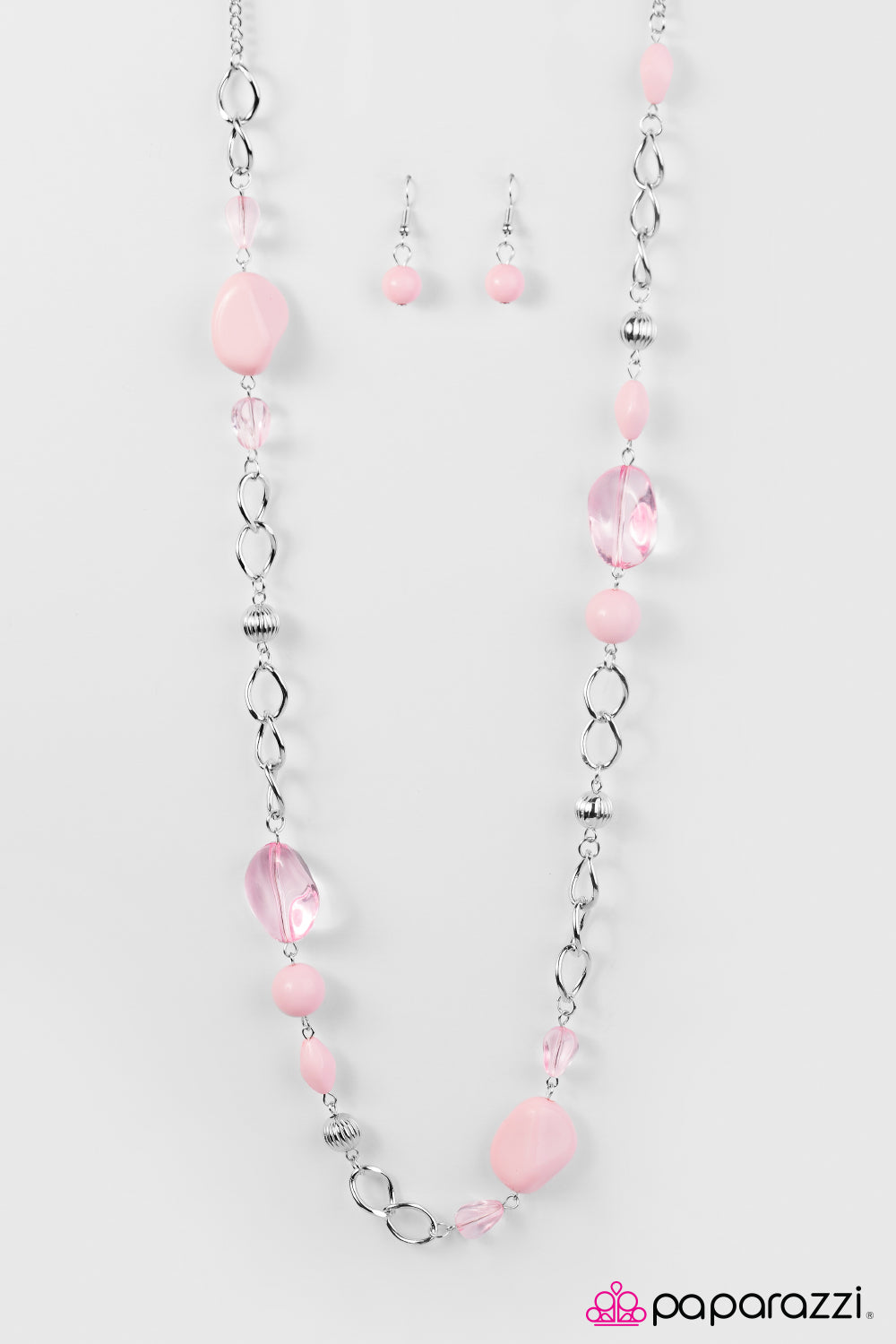 Paparazzi ♥ GLASS-ical Music - Pink ♥  Necklace