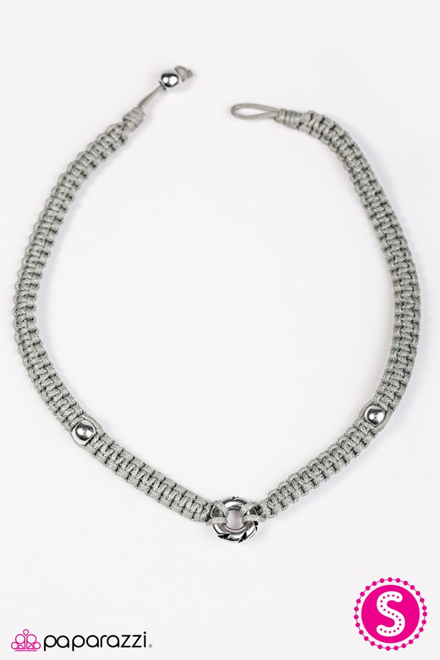 Paparazzi ♥ If Theres A Will, Theres A WAVE - Silver ♥ Necklace