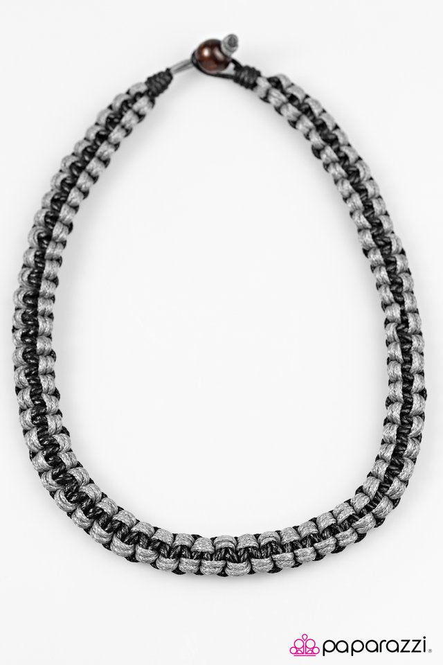 Paparazzi ♥ Go Tell It To The Mountain - Black ♥ Necklace