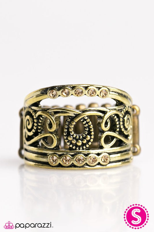 Paparazzi ♥ I Feel REFINED - Brass ♥ Ring