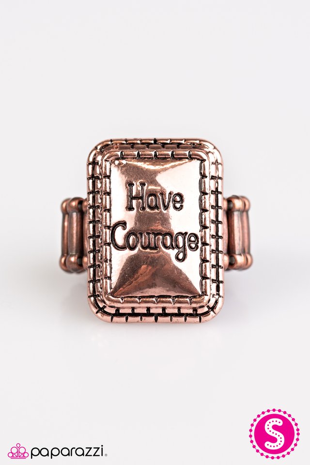 Paparazzi ♥ Have Courage - Copper ♥ Ring-product_sku