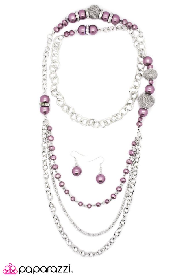 Paparazzi ♥ Enmeshed In Elegance - Purple ♥ Necklace