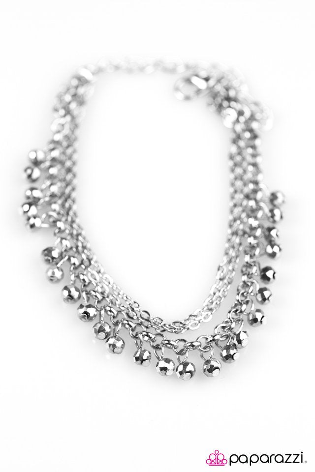 Paparazzi ♥ Firework Fashion - Silver ♥ Bracelet