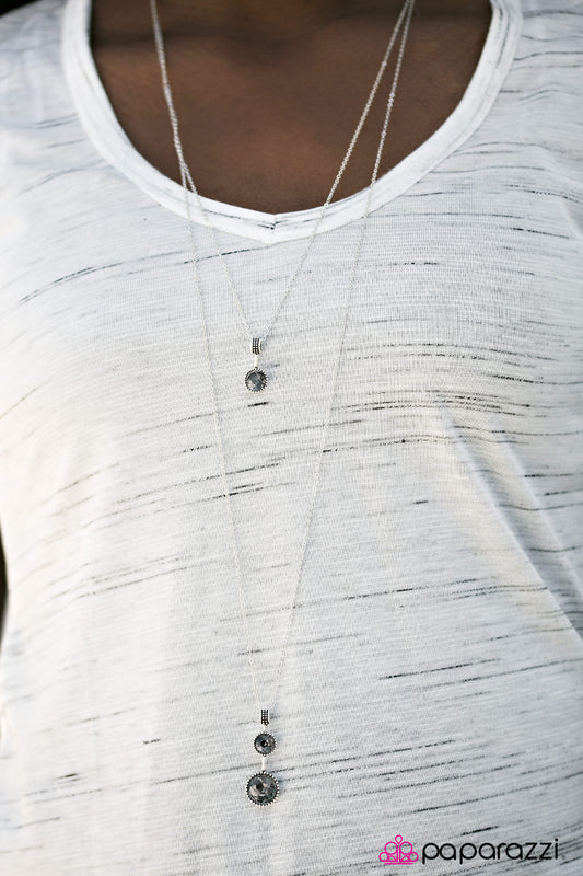 Paparazzi ♥ Central SPARK - Silver ♥  Necklace-product_sku