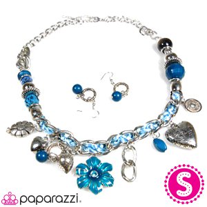 Paparazzi ♥ Charmed, I Am Sure - Blue ♥ Necklace
