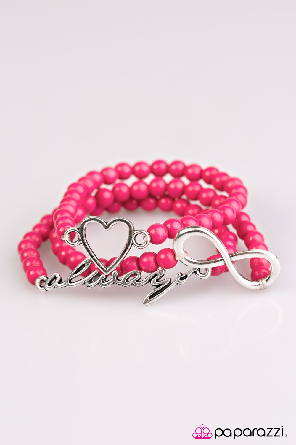 Paparazzi ♥ Forever In Fashion - Pink ♥  Bracelet