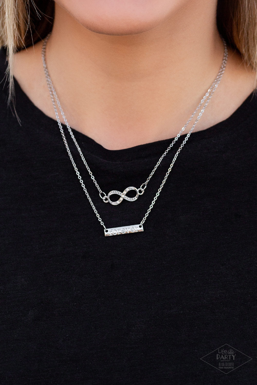 Paparazzi ♥ Timeless Love - Silver ♥  Necklace