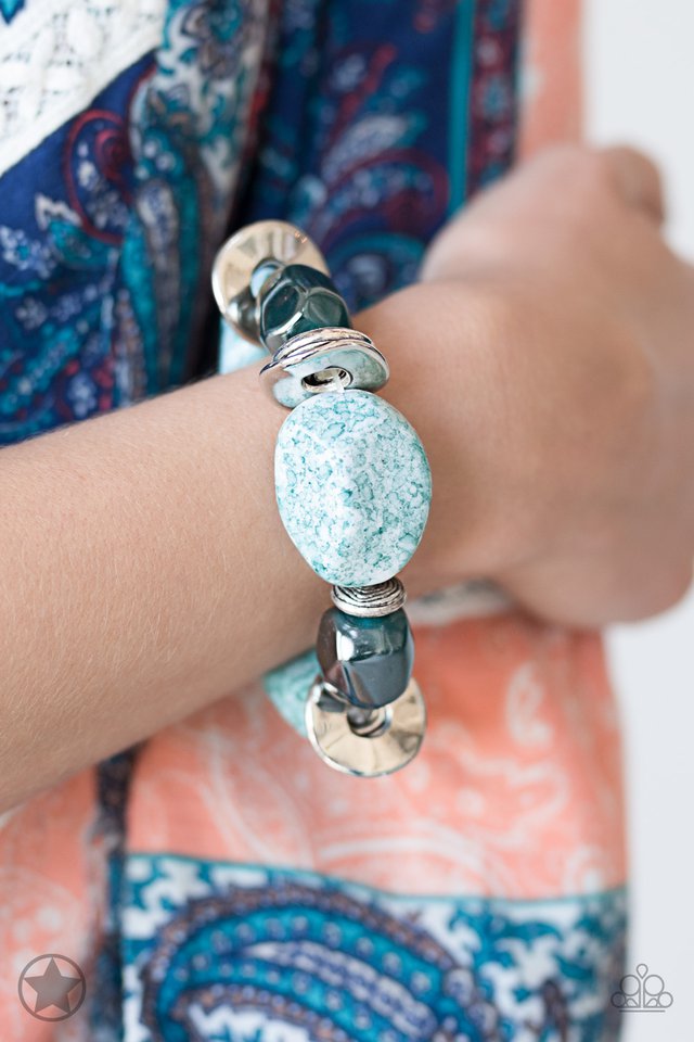 Paparazzi ♥ Glaze of Glory - Blue ♥ Bracelet