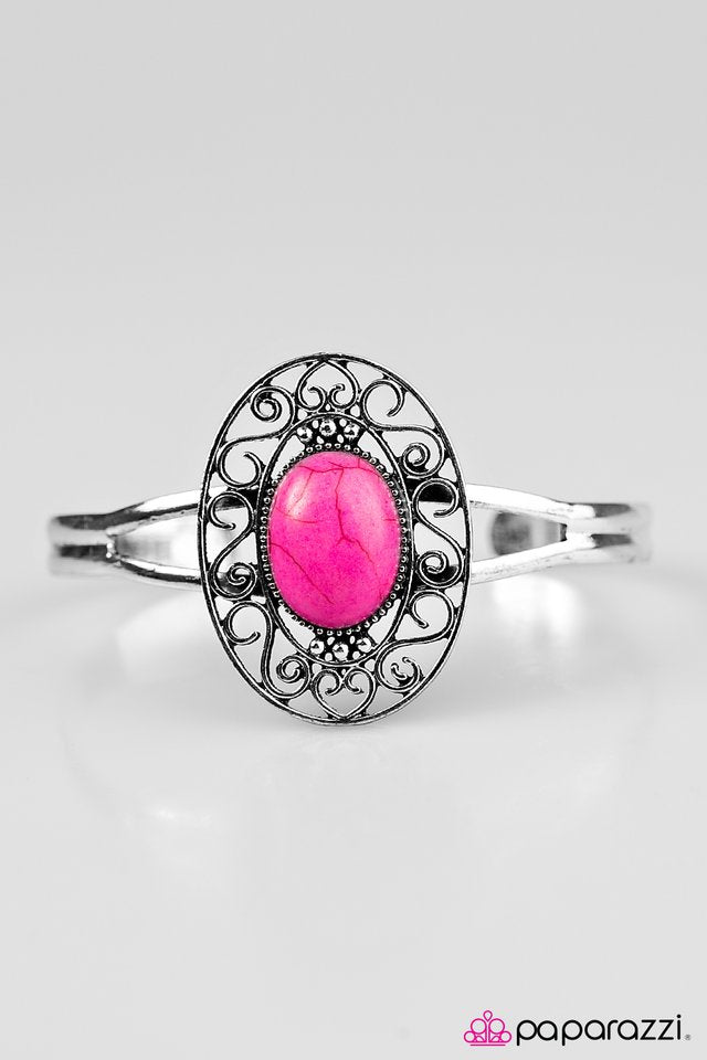 Paparazzi ♥ I Have Mountains To Climb - Pink ♥ Bracelet